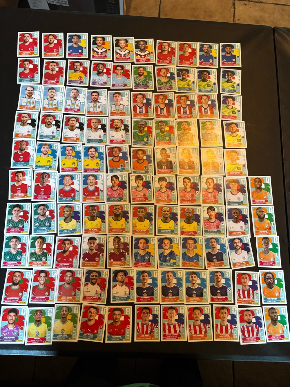 Panini Soccer Sticker Lot - 105